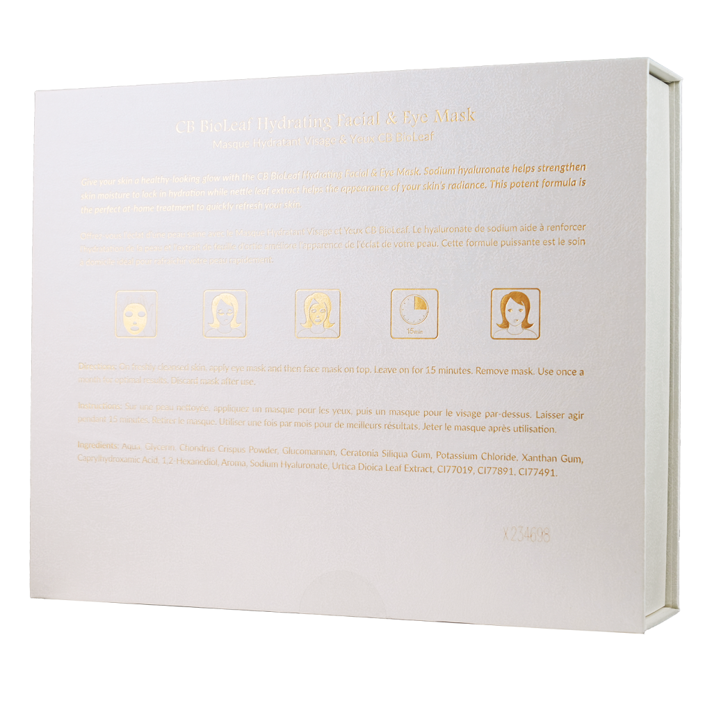 CB BioLeaf Hydrating Facial & Eye Mask